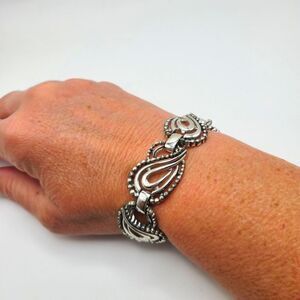 Vintage Marboux By Boucher Silver Toned Bracelet